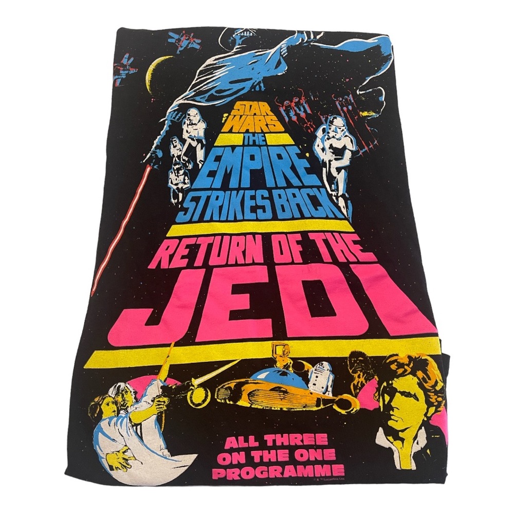 Empire Strikes Back/Return of the Jedi Graphic T-shirt. Sz L.